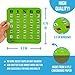 Regal Bingo Finger-Tip Shutter Bingo Cards Set w/Sliding Windows - 25 Bingo Shutter Cards, 75 Reusable Calling Cards, 1 Master Board - Ideal for Family Fun Night - No Chips & Daubers Needed - Green