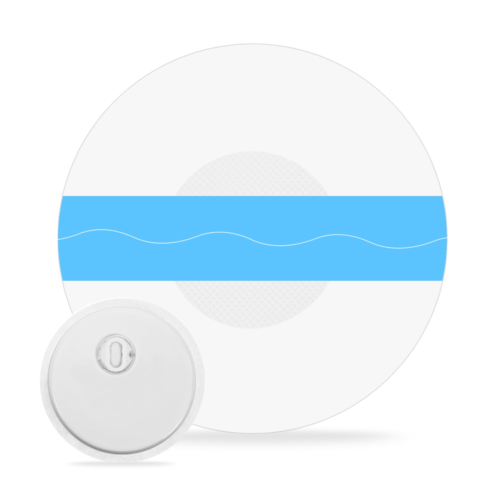 funpatchFreestyle Sensor Covers for Libre 3, 60Pack Waterproof Libre 3 Adhesive Patches Transparent CGM Sensor Patch for Libre 3 Full Cover Patch Latex-Free & Hypoallergenic 14 Days Long Protection