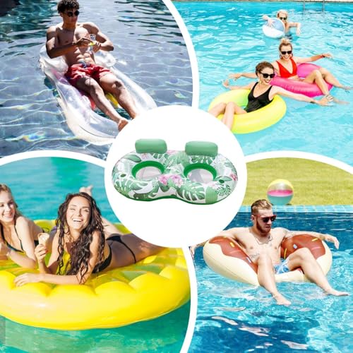 Flotteur de piscine en PVC épais avec structure gonflable ergonomique unique