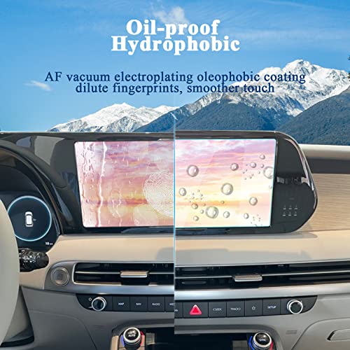 (Updated) 2023 Palisade Screen Protector For 2023 Hyundai Palisade Ltd Limited Calligraphy Touch Screen Car Display Navigation Screen Protector, Ruiya Hd Clear Tempered Glass Car In-Dash Screen Protective Film (12.3-Inch) #TOP3