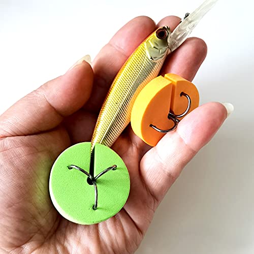 Angelhaken-Abdeckungen, Haken-Hauben, Drillingshaken – Einheitsgröße, verheddert nicht, EVA-Material, schützt Ihre… – Bild 7