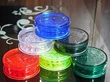 New Magnetic Hard Plastic 3 three piece part tobacco herb Grinder Crusher