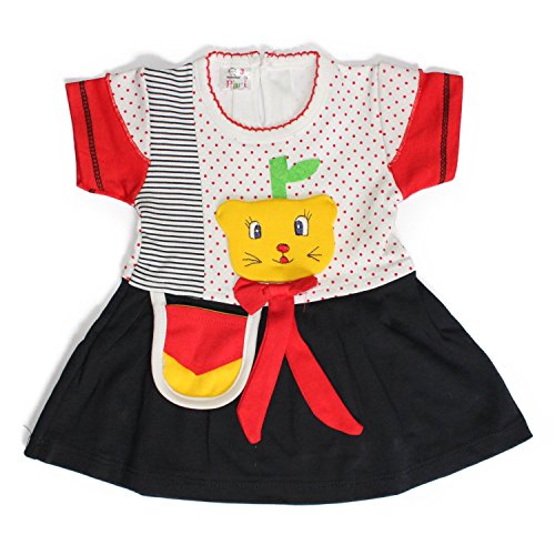 Image of Pari Baby Girl Cotton Frock Size 1, 2 & 3 (Age 0-3 Months)