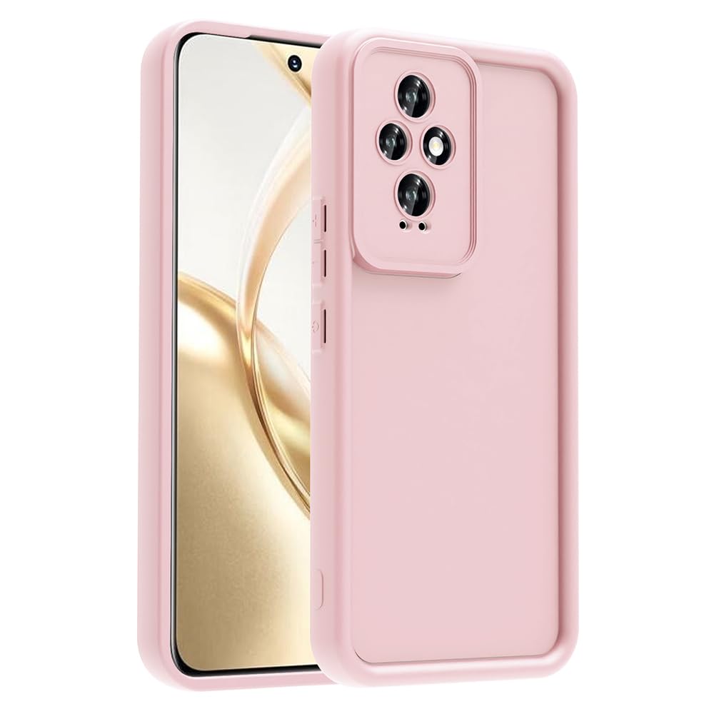 Zore Honor ile uyumlu 200 Kılıf Kamera Korumalı Zore Ananas Kapak Pembe