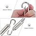 EPIGEIST 1 Set Stainless Steel Outdoor Hanging Lamp Install Kit Ceiling Light Accessories Complete String Light Suspension Tools for Outdoor Activities Easy to Install and Reliable