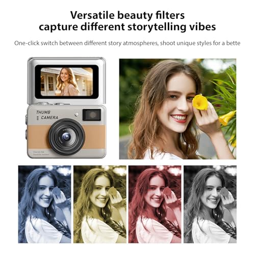 Caméscope numérique porte-clés 4K 68MP avec lumière LED - 6