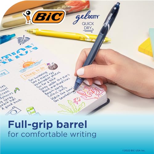 BIC Bolígrafos de Gel Gelocity 0.7mm Multicolor 8 Pack x2 miniatura 6