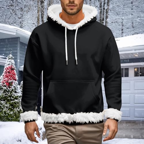 Chaqueta de color liso otoño e invierno con diseño amplio negro 3