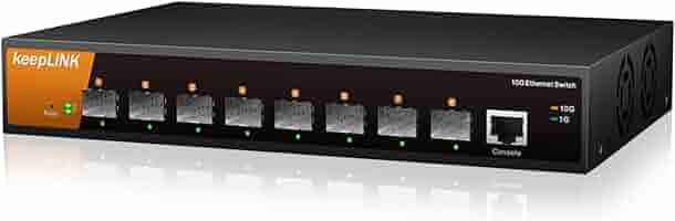 Amazon.com: keepLiNK 8 Port 10G Web Managed Switch, 8 x 10G