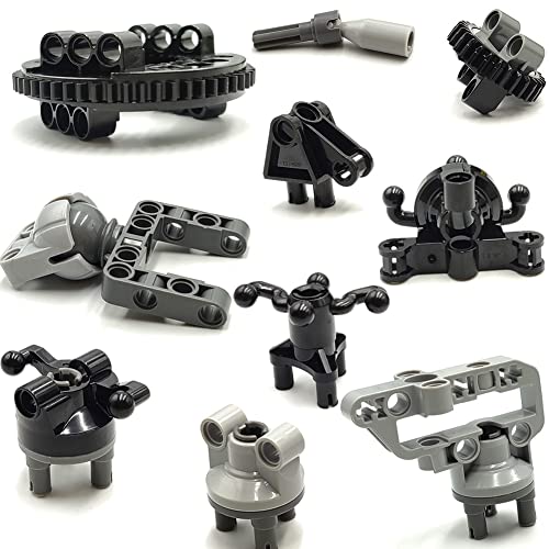 Image of dspitwod MOC Technical Wheels Connectors Rack Gear Car Suspension Building Brick Accessories Pieces Sets STEM Learning Kits Engineering Toy Gift for Kids