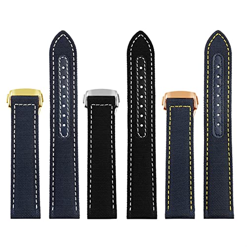 Bracelet montre nylon 20mm souple pour remplacer le bracelet Seamaster