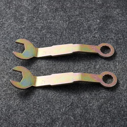 Toddmomy - Llave de ajuste pivotante para puertas correderas y plegables de armario, 3 piezas, 3/8" y 5/16", acabado dorado miniatura 4