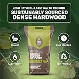 Green Olive Firewood - Premium Gourmet Lumpwood bbq Charcoal 10kg (2 Pack) - Restaurant Grade Charcoal Barbecue - ideal for Charcoal Barbecues, fire-pits and outdoor grilling - bbq coal - Image 3