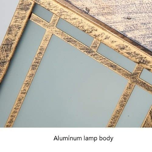 Lámpara colgante impermeable exterior E27 de aluminio resistente para balcones 4
