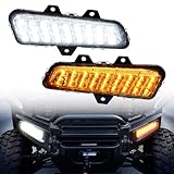 SLORIMOD LED Front Bumper Lights for Ranger XD 1500, Front Brushguard Auxiliary DRL Turn Signal Lights Brush Guard Accent Light for Polaris Ranger XD 1500/Crew 2024-2025 Accessories, Replace# 2889767