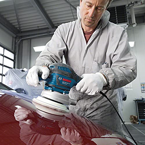 Lixadeira Orbital Bosch GEX 125-150 AVE 400W 220V com 2 pratos de lixa