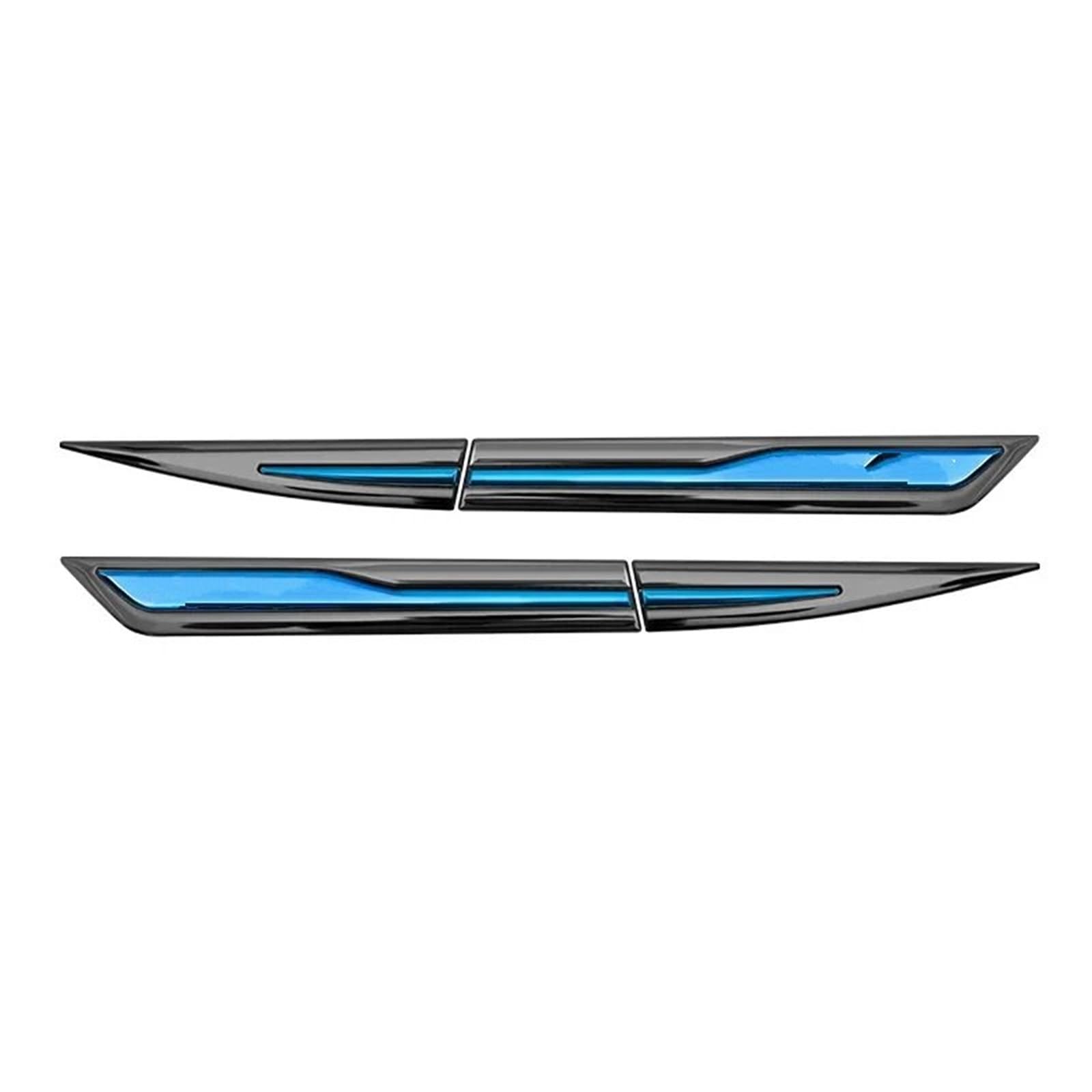 Car Side Wing Trim Stickers Emblem Trim Styling Fit for Seat Leon Mk1 Mk2 Mk3 Mk4 Style Car Side Wing Fender Decals(Blue)
