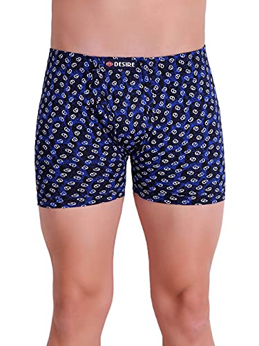 Image of T.T. Pure Cotton Printed Trunks for Men | Regular Fit | Snug Fit | Long Trunks | Inner Elastic | Soft and Comfortable |Assorted Prints| Pack of 3