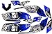 Compatible avec Yamaha Raptor 660 Blue Quad. Convient à toutes les années. Kit d'autocollants graphiques en vinyle pour moto MX