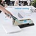 Frifreego Long Reach Stapler, Heavy Duty Long Arm Stapler, 200 Sheets Capacity, 4000 Staples Gift, 9.84” Adjustable Stapling Depth Suitable for Booklets & Office Document, Fixable Paper Guide