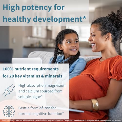 Methylated Prenatal Multivitamin for Women, Folate for MTHFR, High Absorption, Clean Label, Gentle Iron, Choline, Calcium & Magnesium, Vegan Pregnancy Vitamins, Halal, Non-GMO, 60 Tablets, by Igennus - Image 4