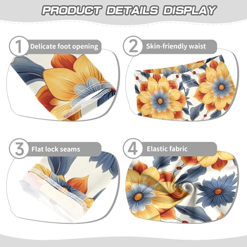 KLL Bohemian Mandala Little Girls Legging Fashion Full Length Yoga Pants Gym3