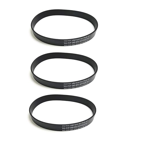 Miniatura 4 de Correa de repuesto para aspiradora vertical sin bolsa Eureka PowerSpeed, compatible con modelos: NEU180, NEU182, NEU186, Parte # E0205 (paquete de 3)