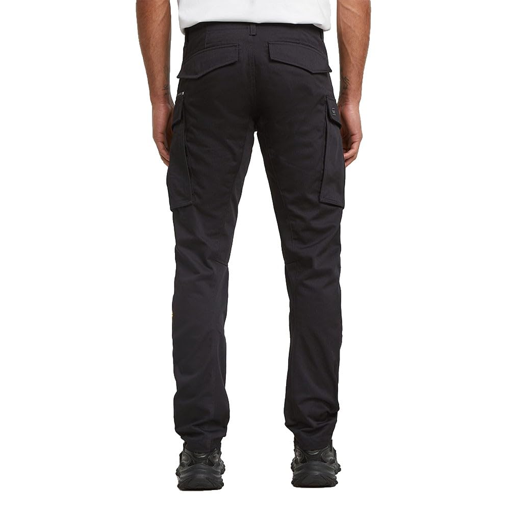 G-STAR Rovic Zip 3D Regular Tapered spodnie, Czarny (Dk Black D02190-e064-6484), 33W / 36L