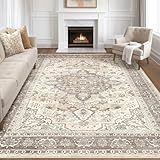 Top 10 Best Target Area Rug Reviews & Comparison | Updated 13 9x12 Area Rug Living Room: Washable Boho Large Neutral Vintage Soft Rugs Stain Resistant Farmhouse Non Slip Indoor Floor Carpet for Bedroom Nursery Kids Playroom Office Dining Room Home Decor- Brown
