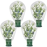 4PCS Garden Plant Netting for Blueberry Bushes, Protective Bird Netting Garden Fruit Plants...