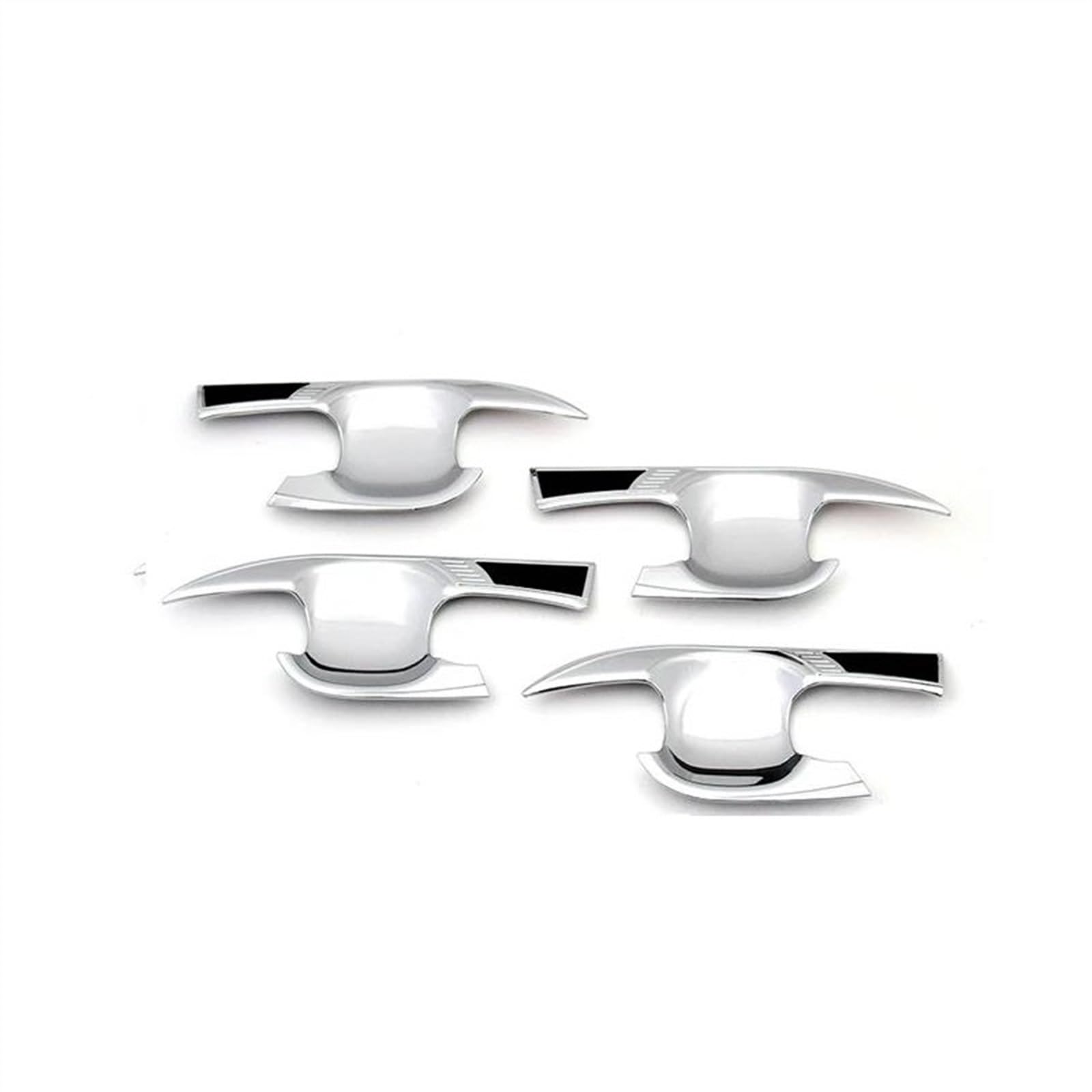 SLIMES Car Exterior Door Handles Cover Handle Decorative Sticker for Toyota for Camry XV70 201-2021 Protection(A Silver)