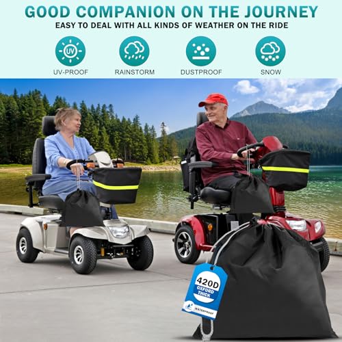Image of Valchoose Upgraded XXL Electric Scooter Cover Large, 420D Oxford Fabric