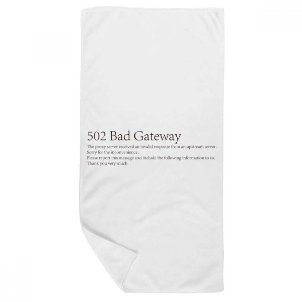 Serviette de bain 35x70cm multicolore avec motif de code programmeur informatique