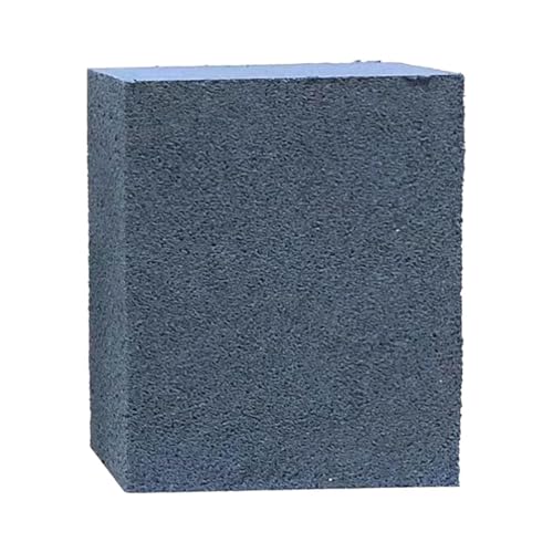 kowaku Snowboard Gummy Stone Snowboard Tuning Tool Snowboard Tuning Equipment Portable High Efficiency 5 cm x 4 cm for Edge Grinding, Gray 120 Grit