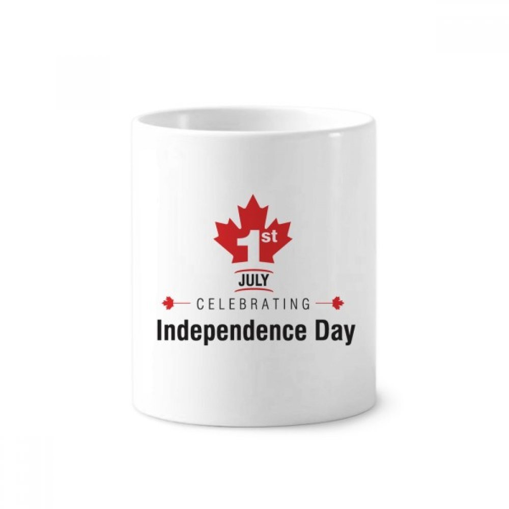 Cadeau Canada feuille d'érable pot à crayon céramique original 350ml - 3