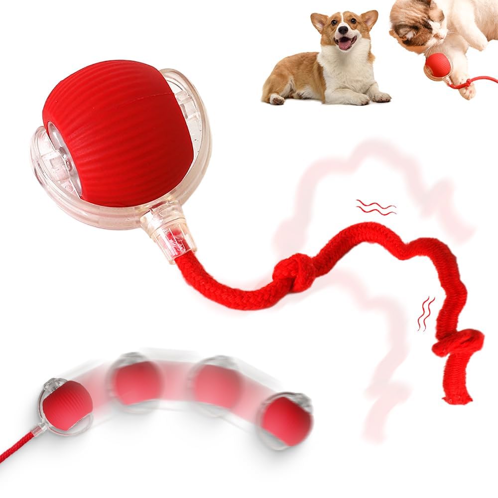 Interactive Rolling Dog Ball 2025 Upgraded Version Automatic Rolling Ball Interactive Cat Toy Automatic Cat Toy Automatic Moving