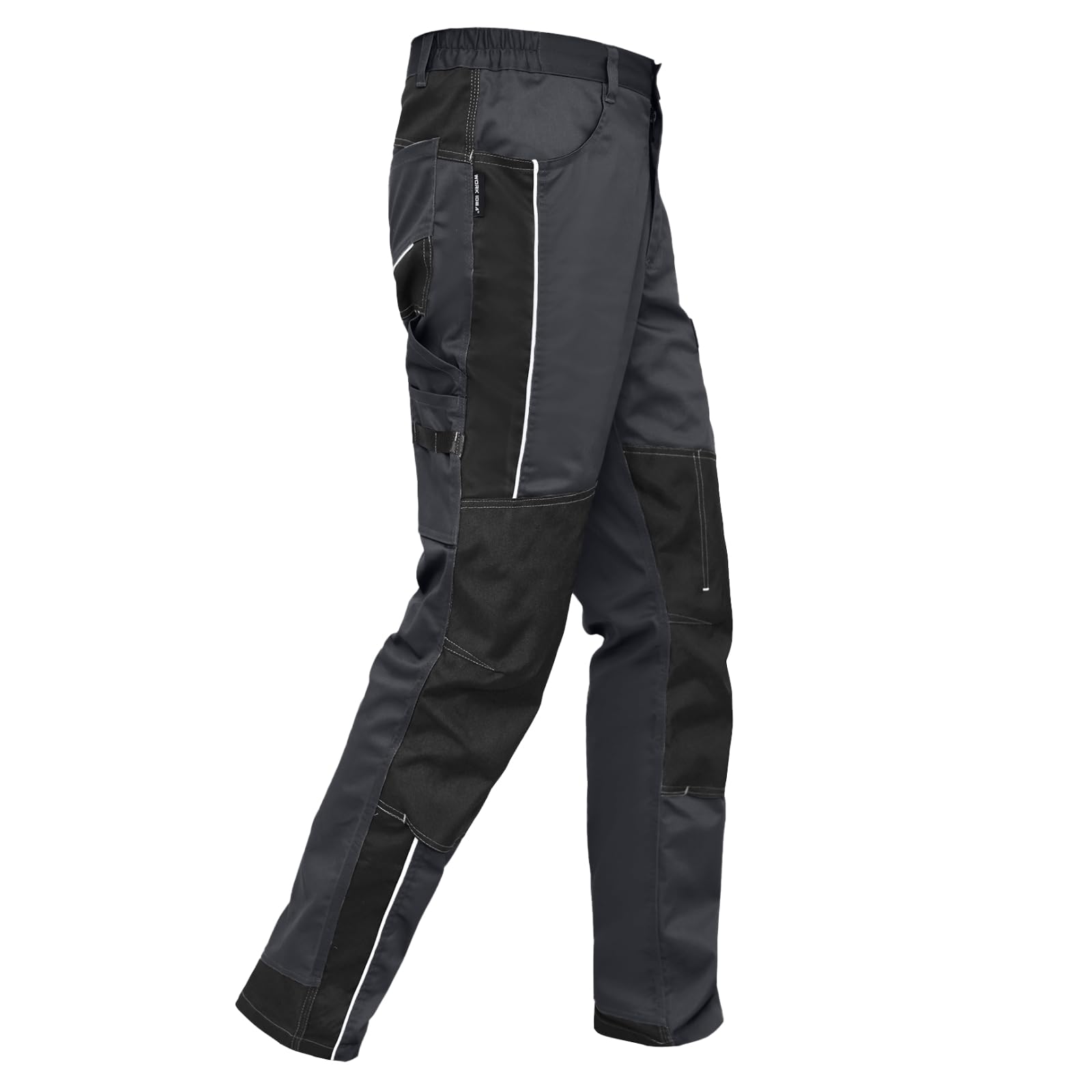 WORK IDEA Herren Stretch-Arbeitshose mit zahlreichen Taschen und Werkzeugtaschen - 5
