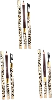 minkissy 6 Peças De Sobrancelha Em Gel Pincel De Sobrancelha Olho Marrom Maquiagem Lápis De Sobrancelha Com Pincel Beleza Lápis De Maquiagem De Sobrancelha Lápis Delineador Preto Estampa