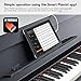 Yamaha YDP-S34 Arius Series Slim Digital Console Piano, White Walnut