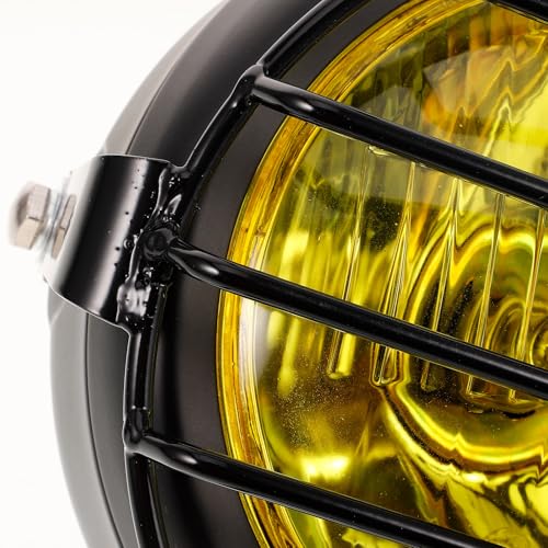 Projecteurs moto antibrouillard compacts Zerodeko avec grille de protection noire