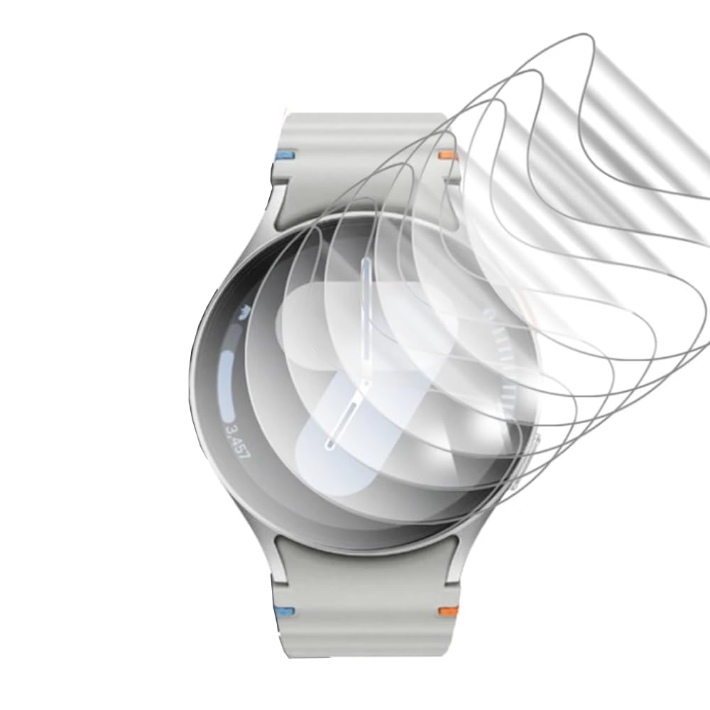 CUFEREDU 5Pcs Hydrogel Screen Protector for Samsung Galaxy Watch7 Watch 7 44mm Smartwatch Soft HD Clear TPU Film Touch Sensitive, Self-Healing,