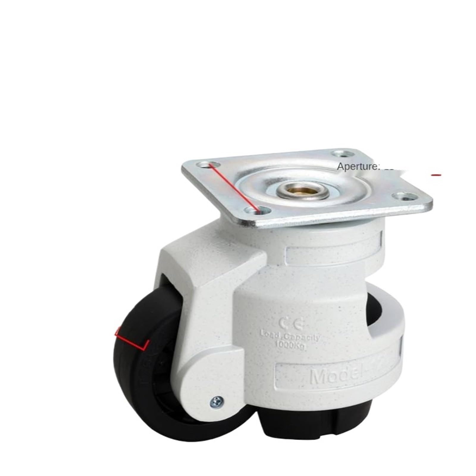 MXXDMOPD 1 Piece 120F/120S T-Wheel Horizontal Adjustment Suitable for Machinery Furniture appliances(120f-t-style,SJB920-600A)