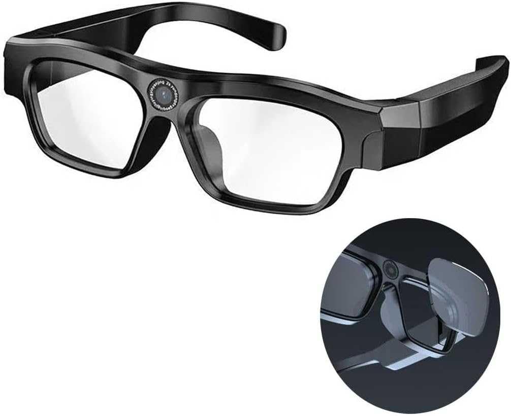Okulary przeciwsłoneczne, kamera wideo HD 1080p, inteligentne okulary, przenośny rejestrator wideo do uprawiania sportu, kamera szpiegowska, okulary bezprzewodowe, mini kamera bezpieczeństwa w domu