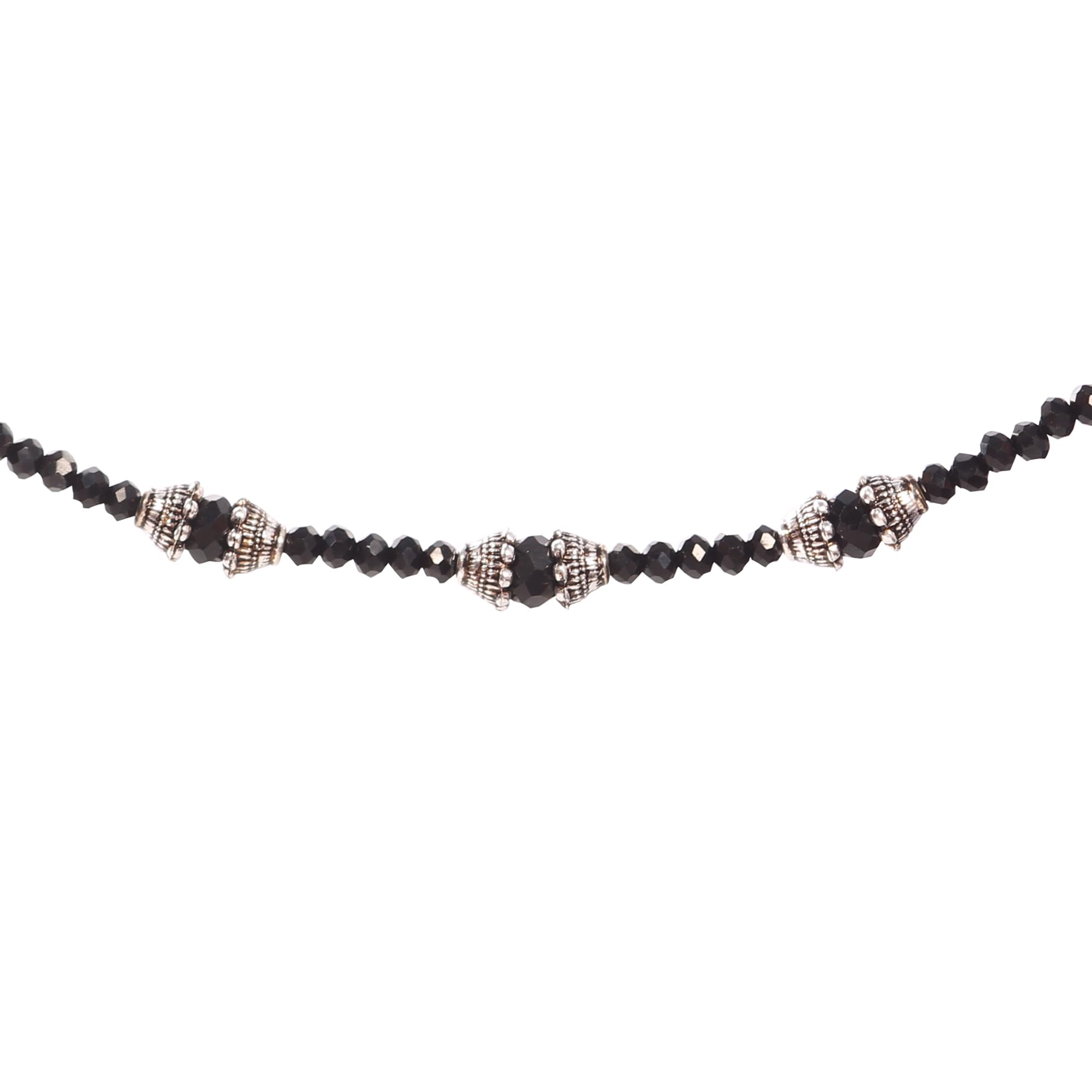 SWENY TRADERS Jewellers Silver Nazariya Anklet for Women & Girls with Black and Silver Crystal Beads (Crystal) in Silver 2 piece (Ball Nazariya Payal)(Z-2) (B0CFFMJX3S) Amazon Price History, Amazon Price Tracker