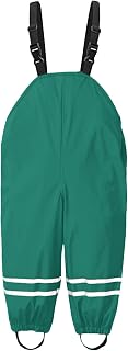 Unsex Roupas infantis para meninas meninos e meninas Dungarees de chuva à prova de vento à prova d'água macacão de lama roupas verde