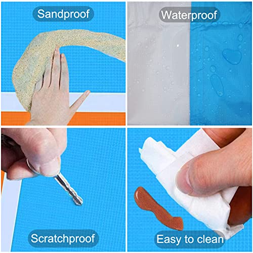 ZFYQ Picnic Blanket 200 x 210 cm, Waterproof Lightweight Compact Beach Blanket with 4 Pegs for Beach Camping, Picnic and Outdoor Travel - Image 3