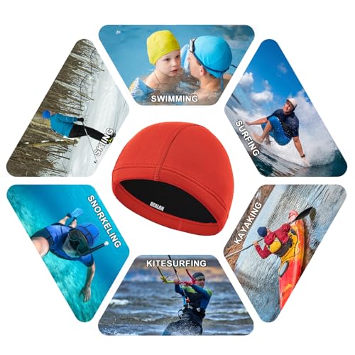 Image of Scuba Diving Wetsuit Hood Men Women 3mm Neoprene Cap for Adult Surf