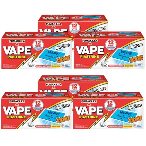 Vape - Piastrine Diffusore, 12 Ore Di Protezione, 10 Piastrine - [confezione da 3