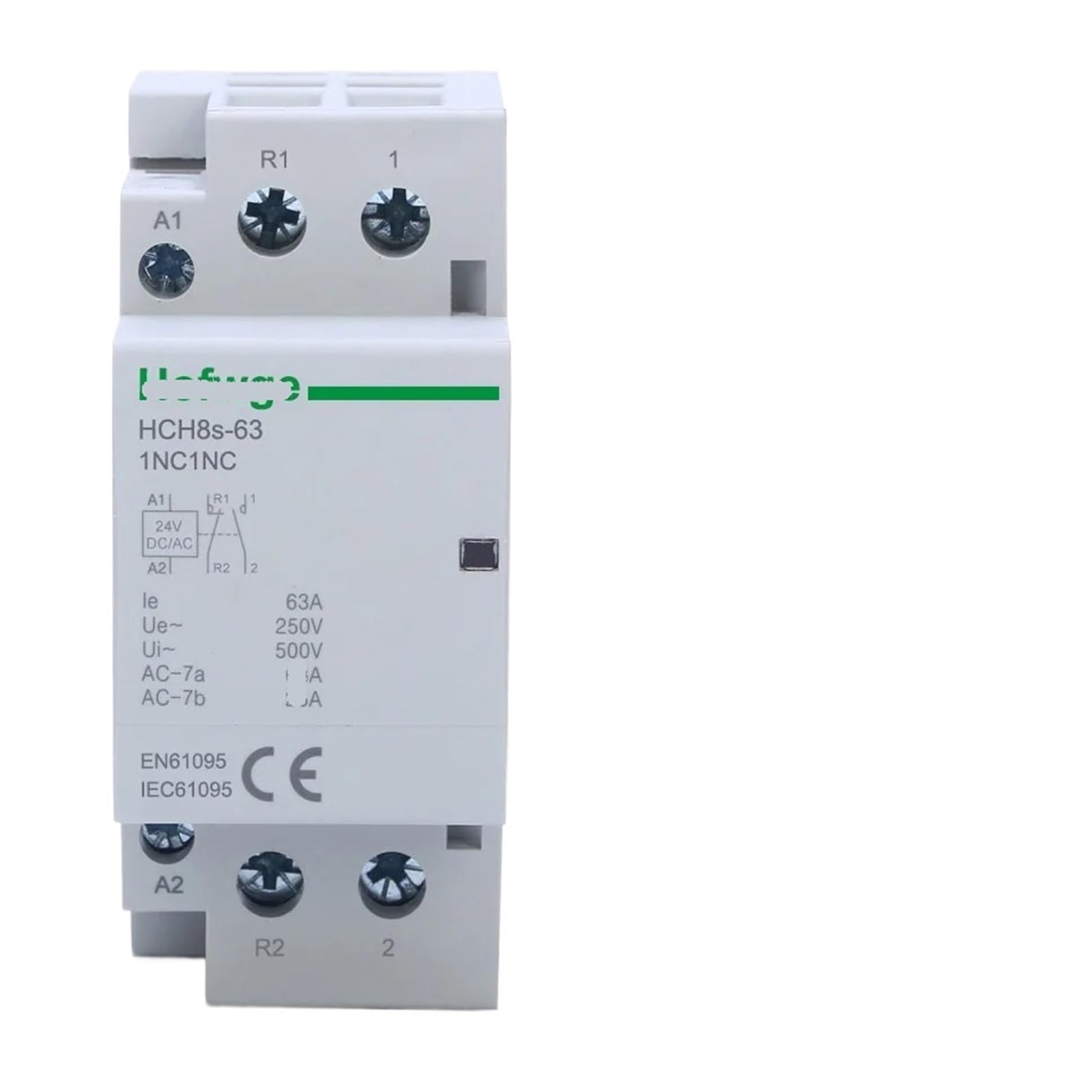 Contacteur Domestique Automatique HCH8s Double Contact 2P 63A Haute Précision