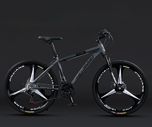 GRSMIS 新登場 自転車 マウンテンバイクMTB 24/26/27.5インチ21/24/27段変速 スポーツバイク 可変速ディスクブレーキ衝撃吸収ロード 厚みのある炭素鋼フレーム 自転車 軽量 耐震性 頑丈 耐荷重 適合女の子 男の子通学 通勤 ランキ